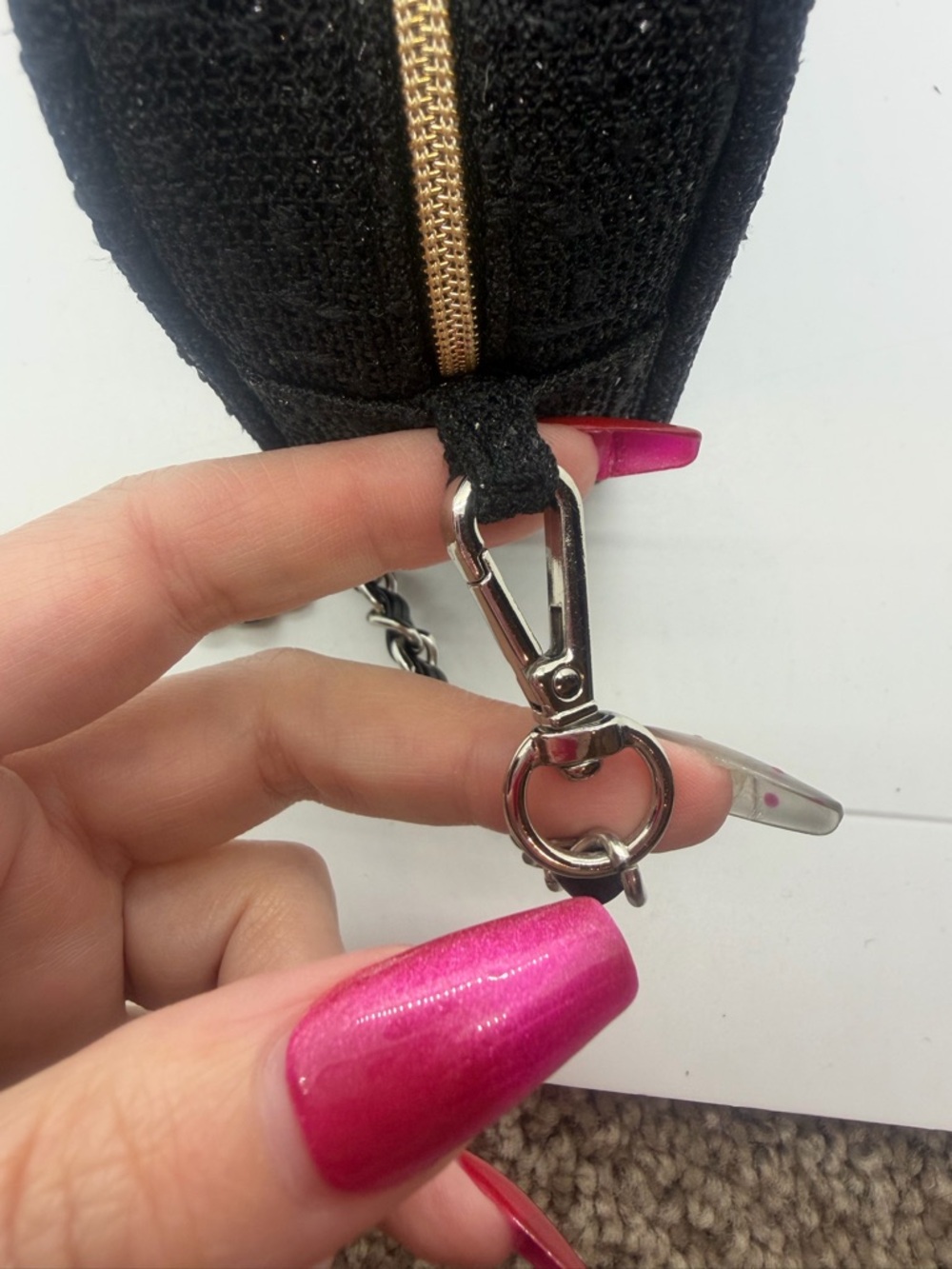 CHANEL Black Makeup Bag Crossbody - Picture 6 of 8
